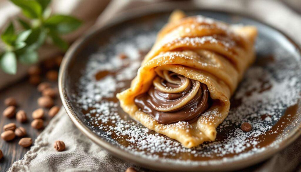 A fine cena ho viziato tutti con questo dolcetto, piccoli bocconi di paradiso fatti di nutella