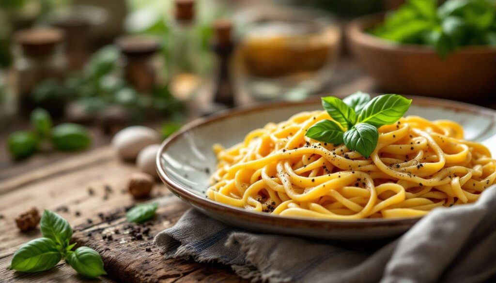 Questo ingrediente nella pasta cacio e uova trasforma il sapore e rende il piatto ancora più gustoso
