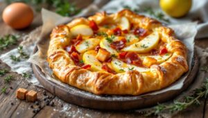 Sfoglia con Pancetta, Pere e Brie (facilissima e gustosa!)