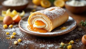 Biscotti arrotolati con crema e marmellata: dolce ricetta ripieno goloso