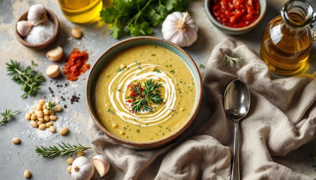 Farinata con cavolo nero e borlotti: la zuppa cremosa che scalda le sere fredde