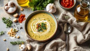 Farinata con cavolo nero e borlotti: la zuppa cremosa che scalda le sere fredde