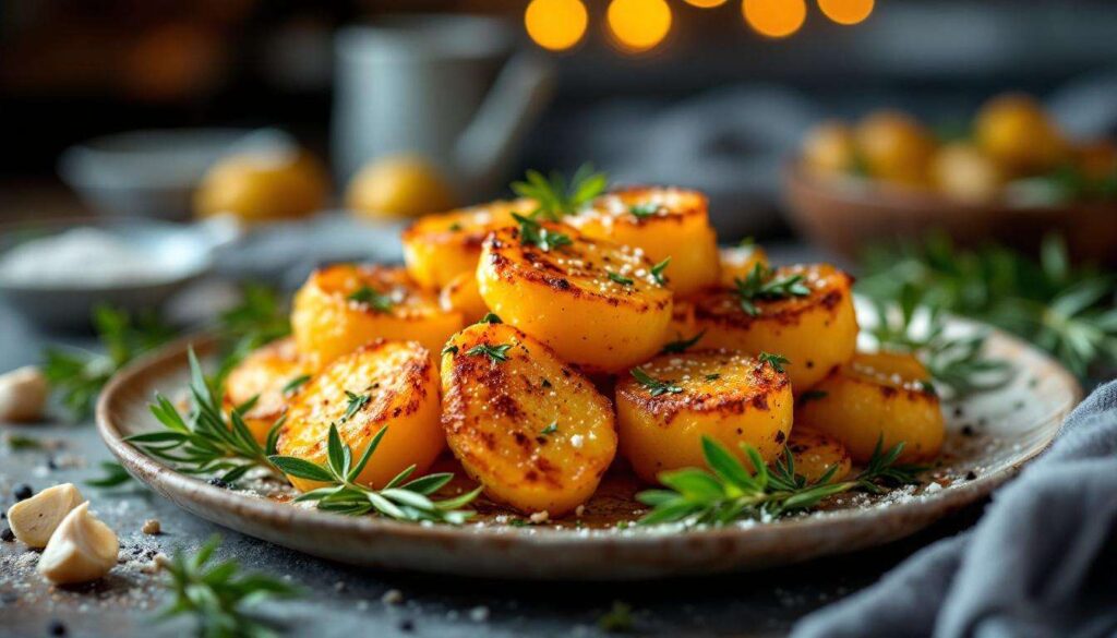 Patate sfogliate al forno: croccanti fuori e morbide dentro, profumo di rosmarino