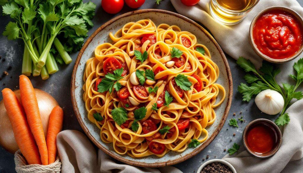 Pasta al ragù di soia: la ricetta del primo vegano con ragù vegetale