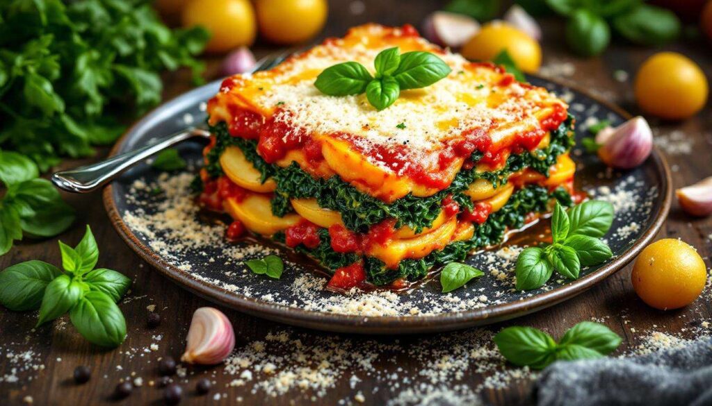 Parmigiana di cavolo nero e patate