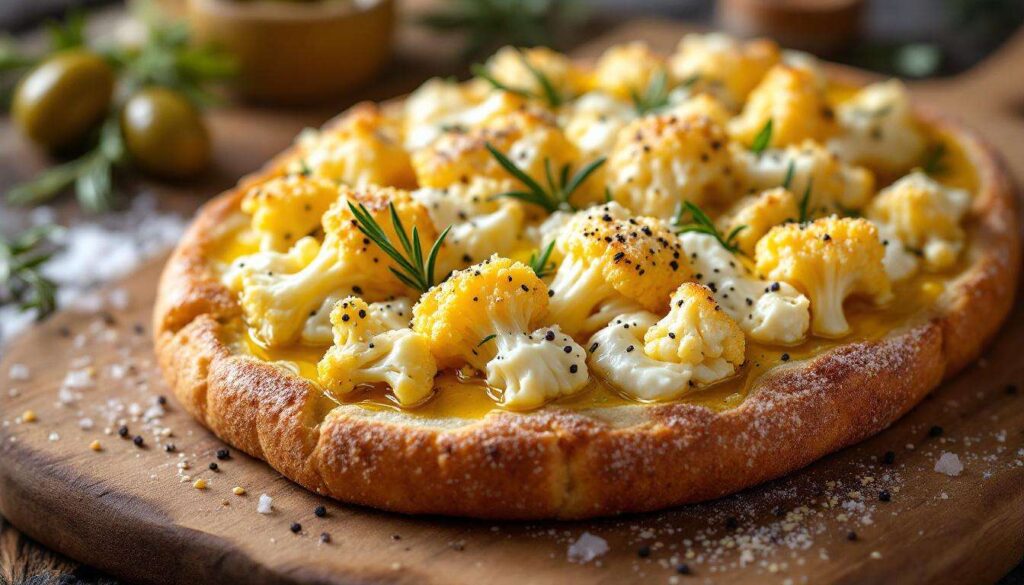 Focaccia di cavolfiore e ricotta: ricetta veg