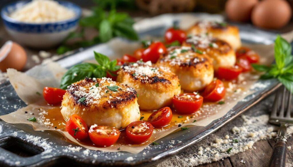 Bocconcini di Pollo e Pomodorini Impanati “Al Forno