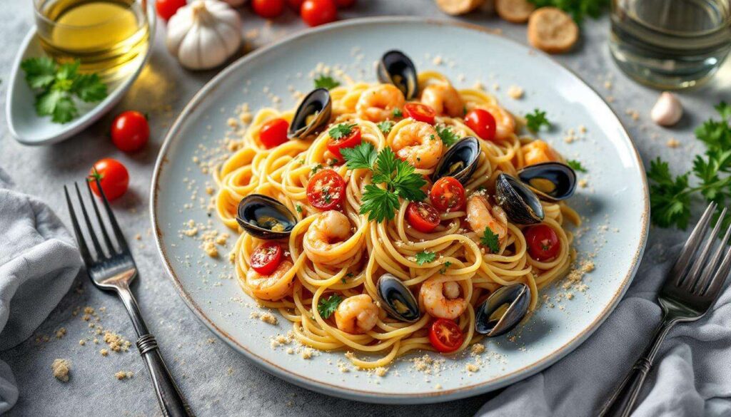 Pasta rotta al forno allo scoglio: la ricetta di Alessandro e Filippo Billi
